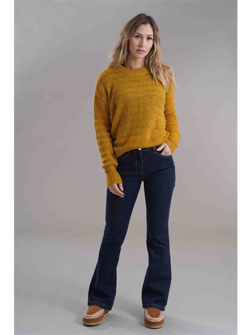 Maglia in misto lana Akep | MGKD03168GIALLO OCRA